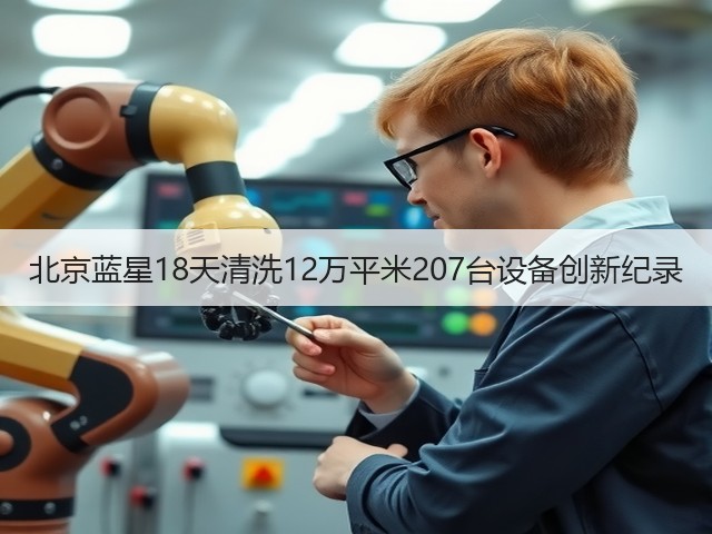 北京蓝星18天清洗12万平米207台设备创新纪录 北京蓝星18天清洗12万平米207台设备创新纪录