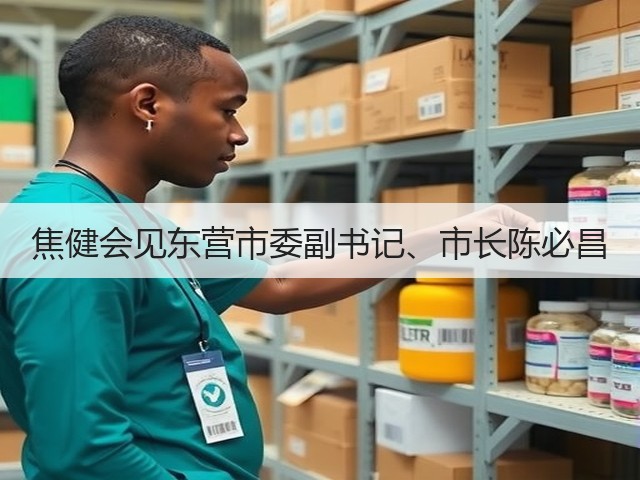 焦健会见东营市委副书记、市长陈必昌 焦健会见东营市委副书记、市长陈必昌