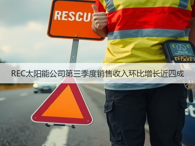 REC太阳能公司第三季度销售收入环比增长近四成