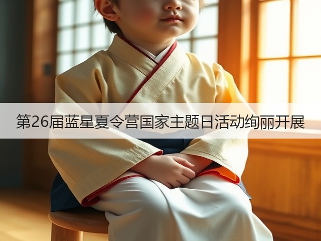 第26届蓝星夏令营国家主题日活动绚丽开展 第26届蓝星夏令营国家主题日活动绚丽开展