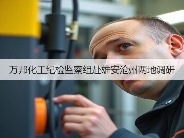 万邦化工纪检监察组赴雄安沧州两地调研 万邦化工纪检监察组赴雄安沧州两地调研