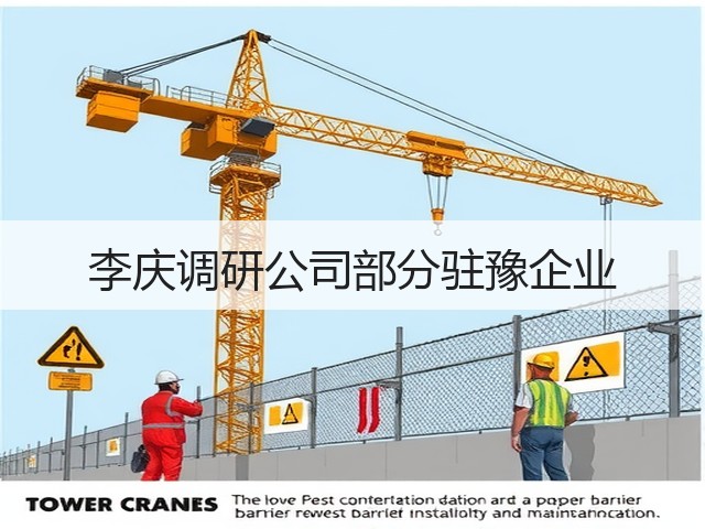 李庆调研公司部分驻豫企业