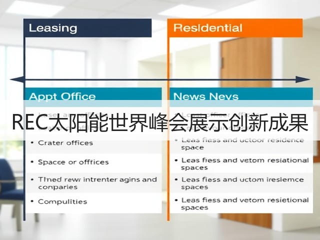 REC太阳能世界峰会展示创新成果