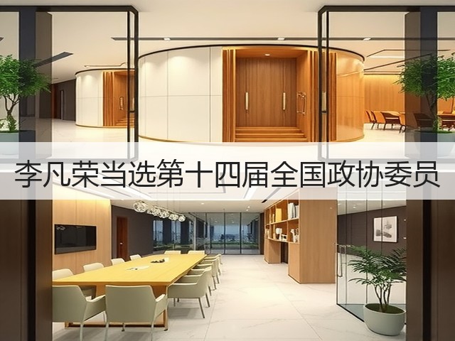 李凡荣当选第十四届全国政协委员 李凡荣当选第十四届全国政协委员