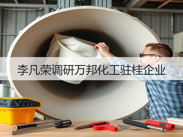李凡荣调研万邦化工驻桂企业