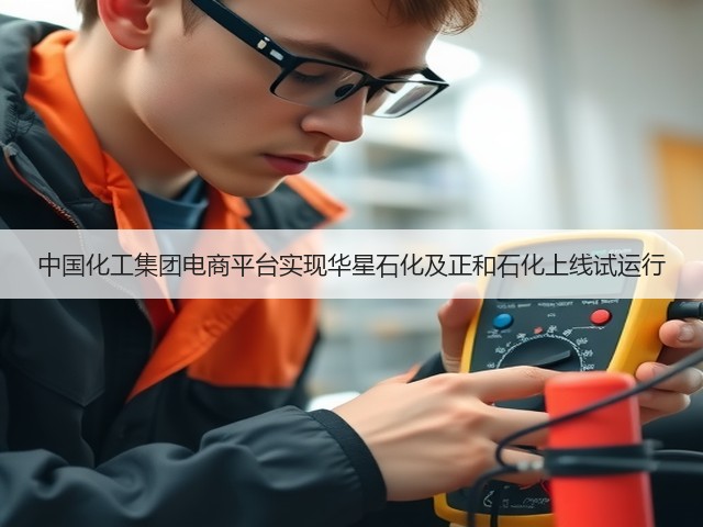 中国化工集团电商平台实现华星石化及正和石化上线试运行