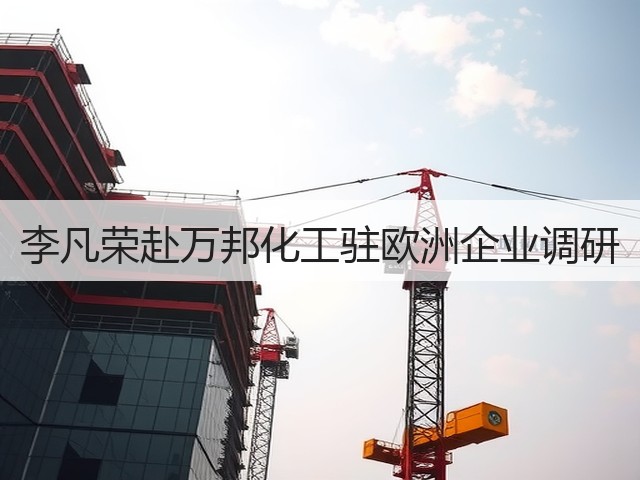 李凡荣赴万邦化工驻欧洲企业调研 李凡荣赴万邦化工驻欧洲企业调研