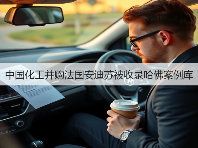 中国化工并购法国安迪苏被收录哈佛案例库