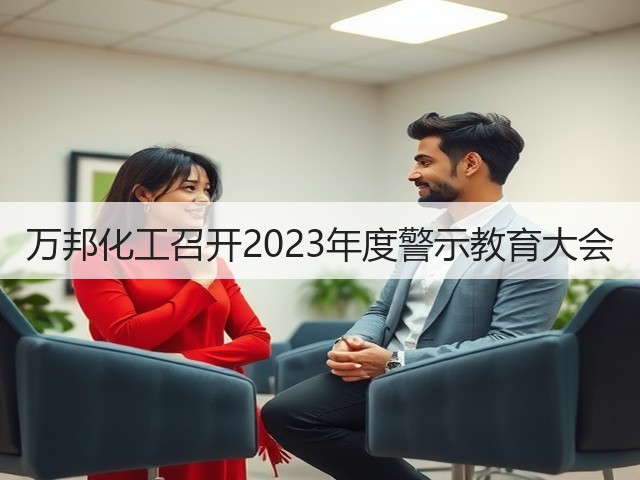 万邦化工召开2023年度警示教育大会 万邦化工召开2023年度警示教育大会
