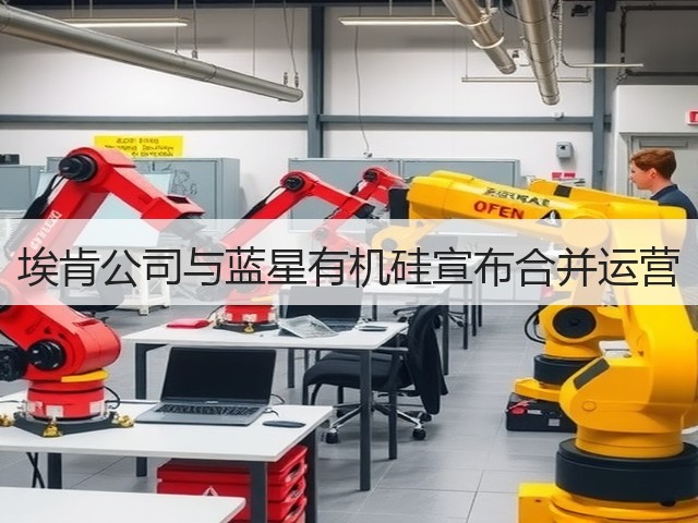埃肯公司与蓝星有机硅宣布合并运营