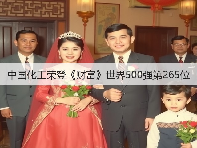 中国化工荣登《财富》世界500强第265位 中国化工荣登《财富》世界500强第265位