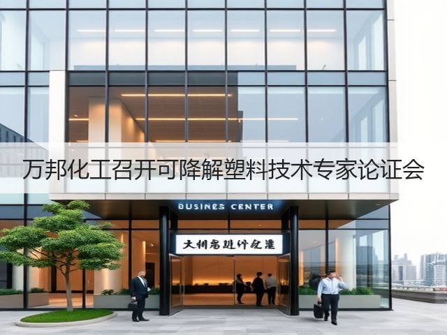 万邦化工召开可降解塑料技术专家论证会