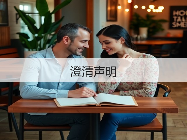 澄清声明 澄清声明