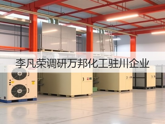 李凡荣调研万邦化工驻川企业
