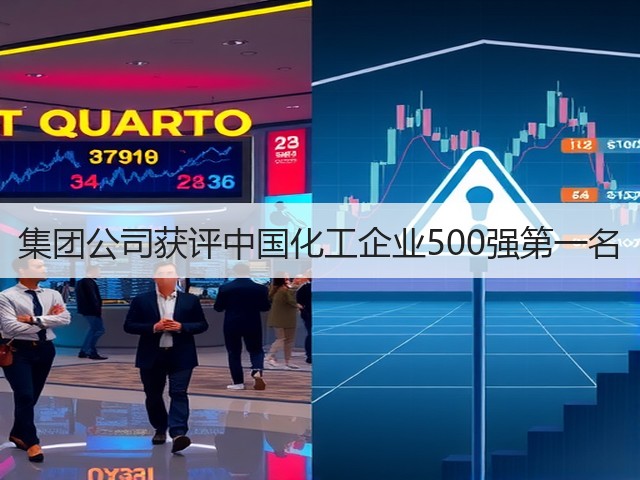 集团公司获评中国化工企业500强第一名
