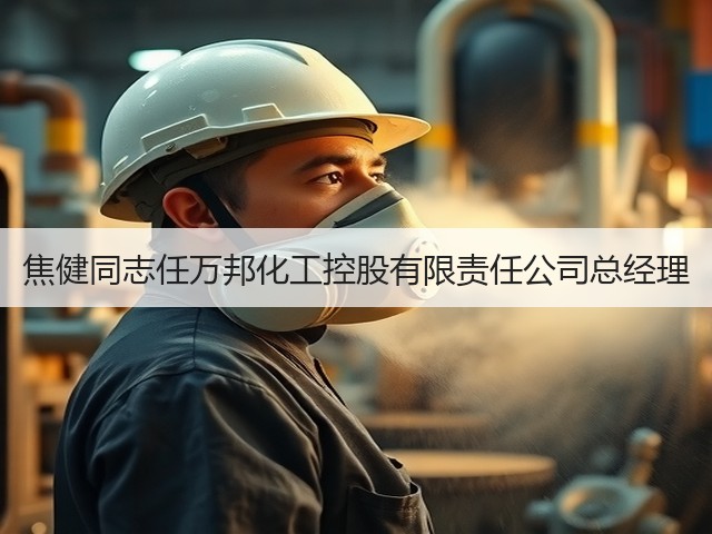 焦健同志任万邦化工控股有限责任公司总经理 焦健同志任万邦化工控股有限责任公司总经理