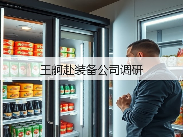 王舸赴装备公司调研