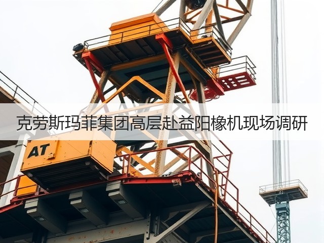 克劳斯玛菲集团高层赴益阳橡机现场调研 克劳斯玛菲集团高层赴益阳橡机现场调研