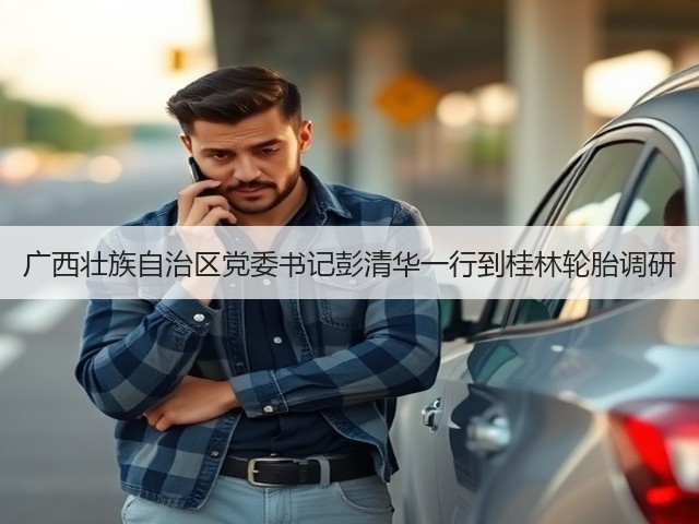 广西壮族自治区党委书记彭清华一行到桂林轮胎调研