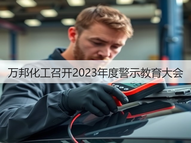 万邦化工召开2023年度警示教育大会 万邦化工召开2023年度警示教育大会