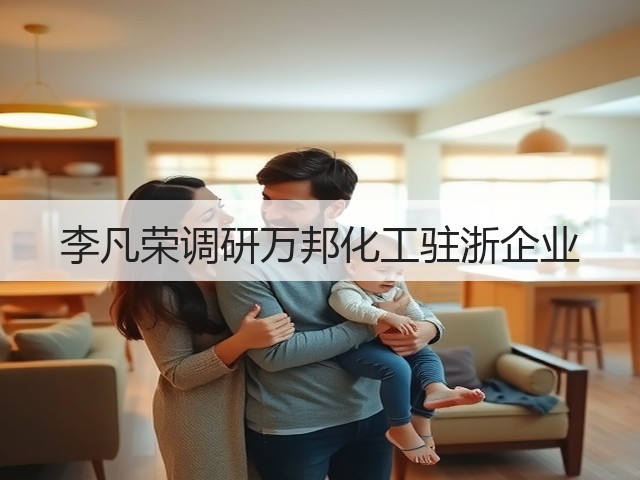 李凡荣调研万邦化工驻浙企业