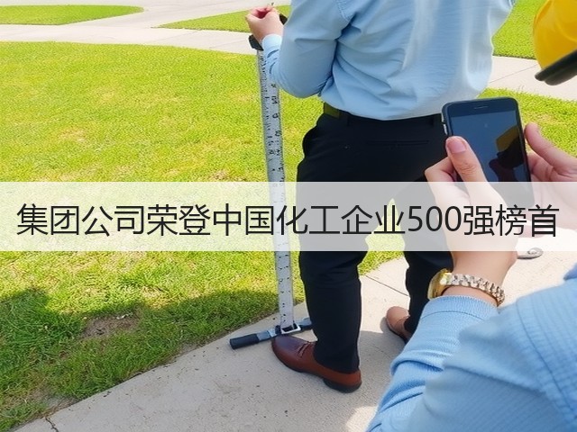 集团公司荣登中国化工企业500强榜首 集团公司荣登中国化工企业500强榜首