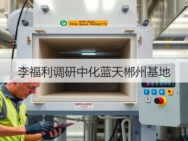 李福利调研中化蓝天郴州基地 李福利调研中化蓝天郴州基地