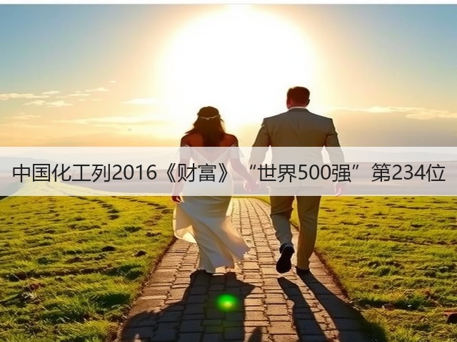 中国化工列2016《财富》“世界500强”第234位