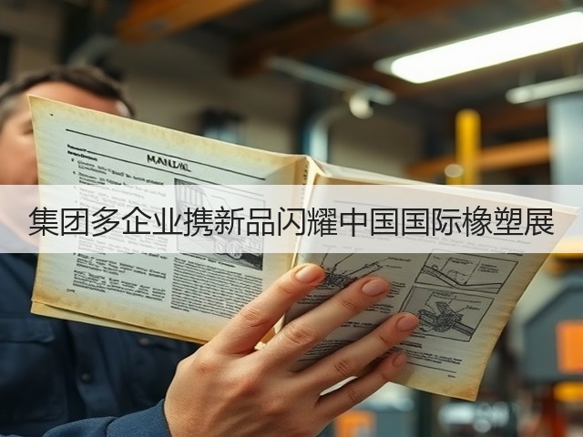 集团多企业携新品闪耀中国国际橡塑展
